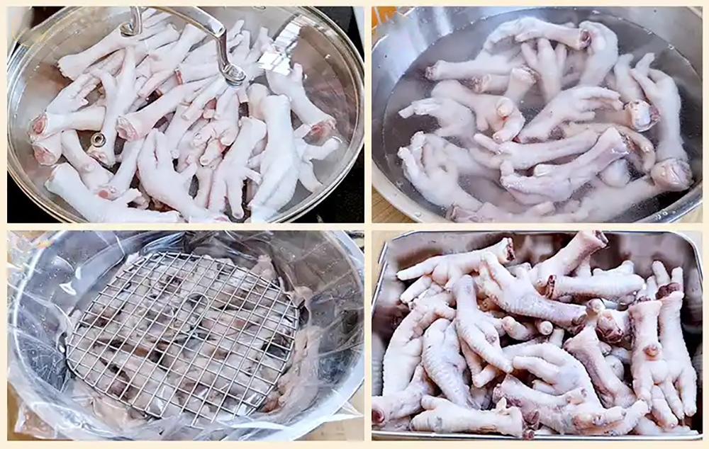 cách rút xương chân gà - hình 2