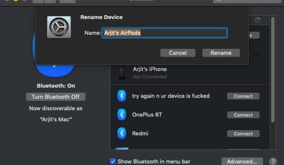 cách đổi tên tai nghe Bluetooth 7