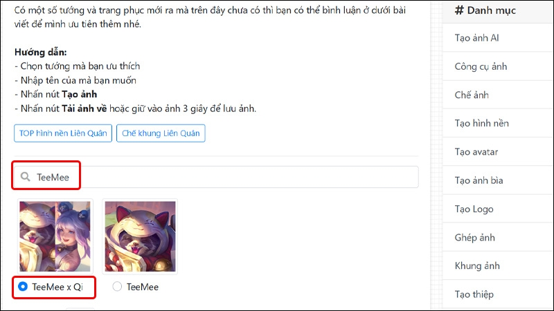 3 cách ghép ảnh tướng Liên Quân với khung Skin và khung Rank- hình 5