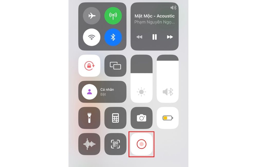 Ghi màn hình iPhone