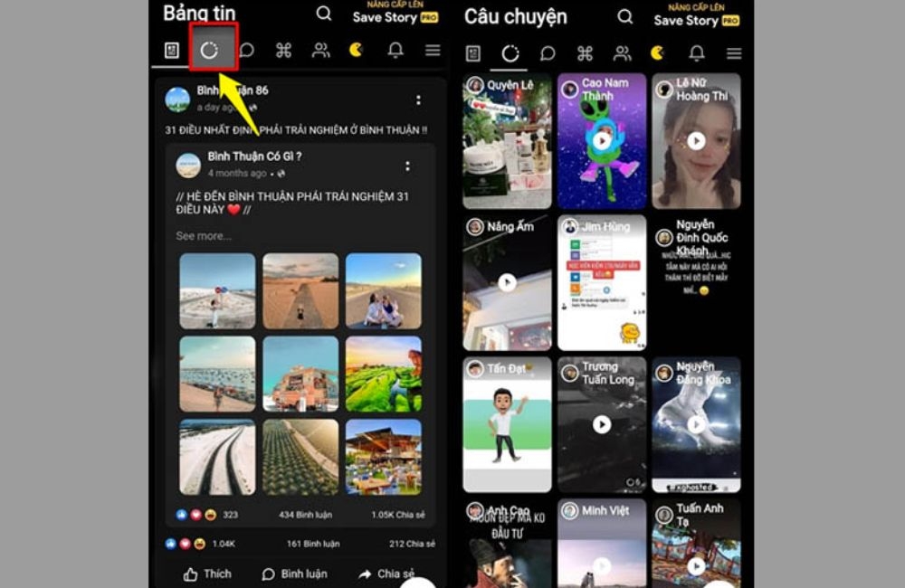 xem lại toàn bộ tin Facebook