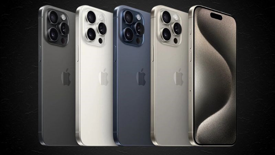Bốn màu sắc chủ đạo của iPhone 15 Pro Max