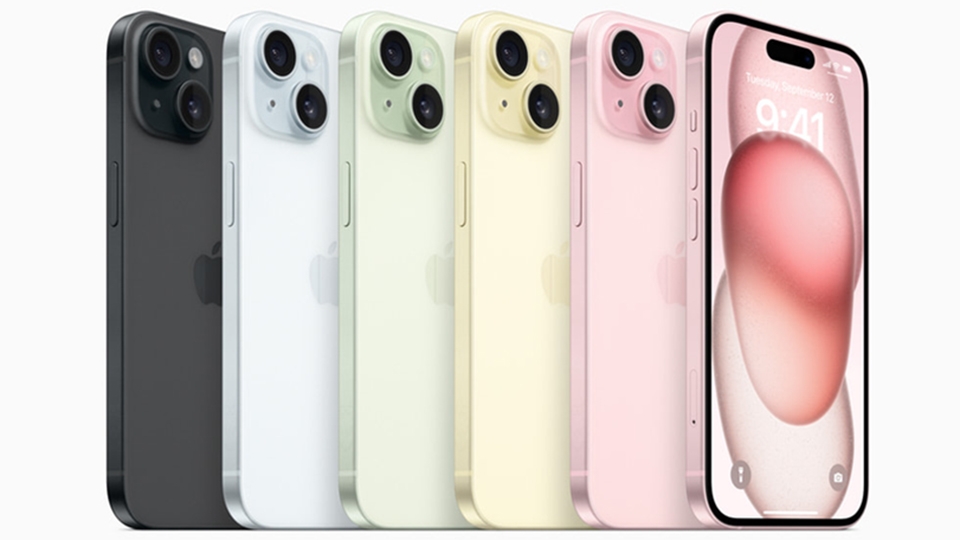 Phiên bản màu hồng có tại iPhone 15 và iPhone 15 Plus