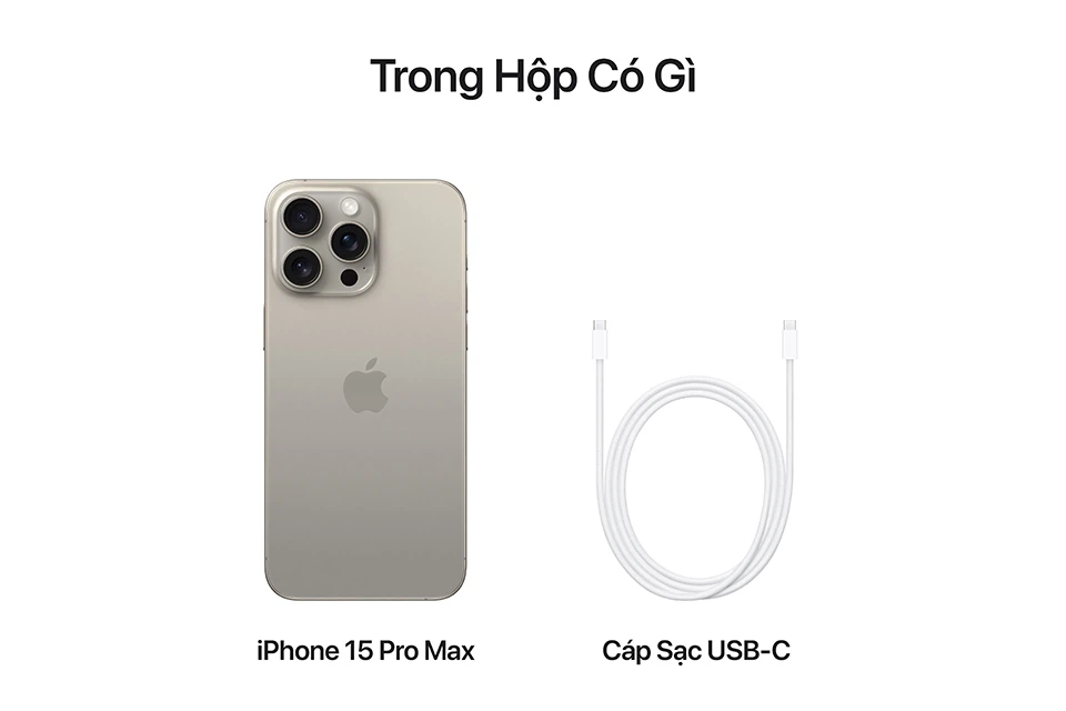 iPhone 15 pro max có 128GB không - hình 1