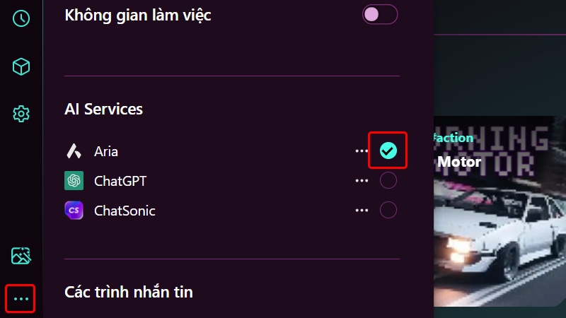 Cách kích hoạt Aria AI trong Opera GX - hình 7