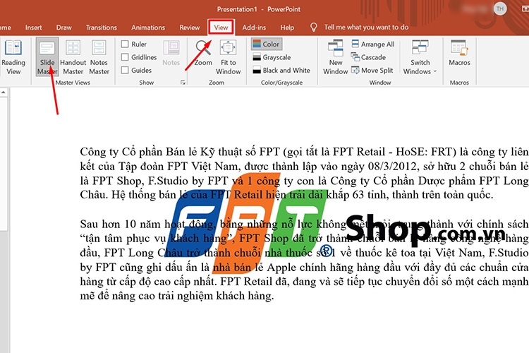 Cách chèn logo vào PowerPoint áp dụng cho mọi phiên bản