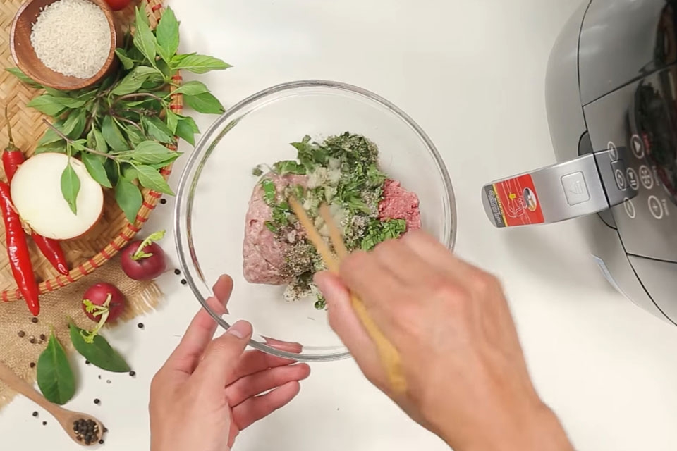 Nướng dồi sụn bằng nồi chiên không dầu - Ảnh 05