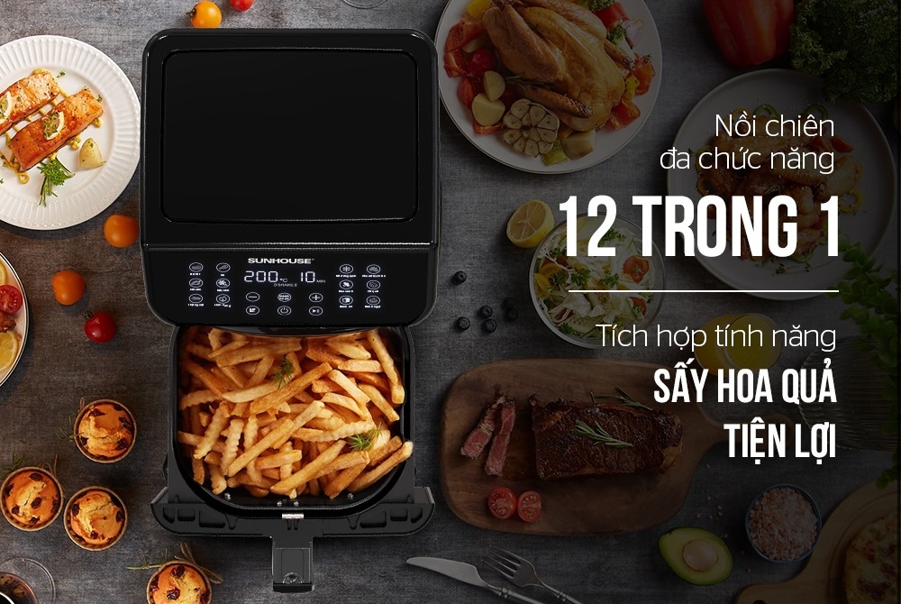 So sánh nồi chiên không dầu Sunhouse và Kalite (ảnh 3)