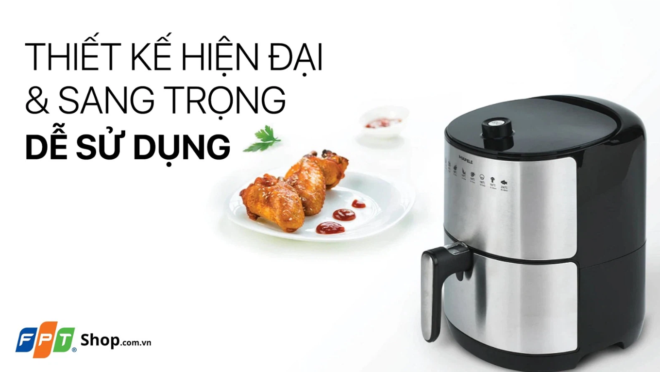 So sánh nồi chiên không dầu Hafele và Bosch 1