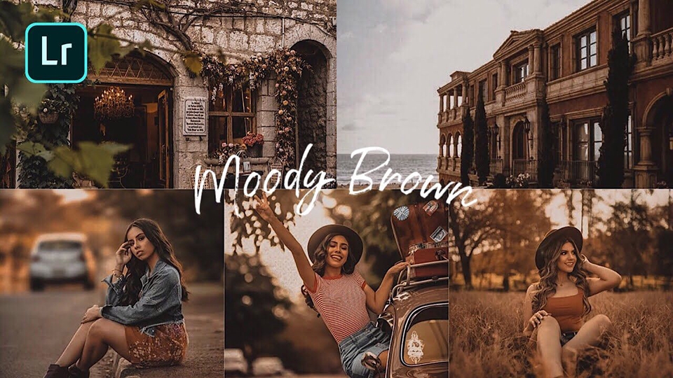 Màu Lightroom nâu trầm