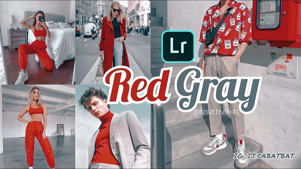 Màu Lightroom xám đỏ