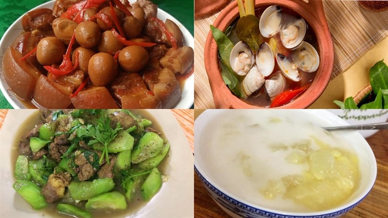 Thực đơn đơn giản đủ chất