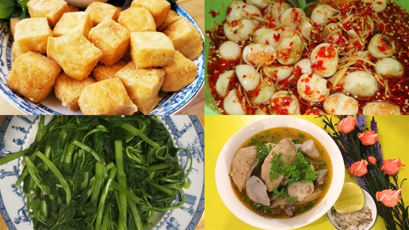 Thực đơn đơn giản và tiện lợi