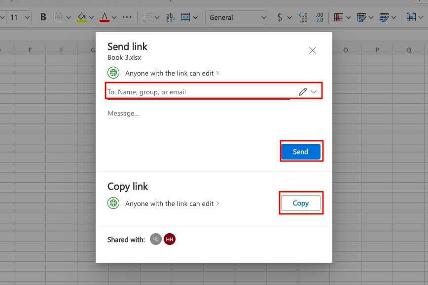 Hướng dẫn sử dụng Excel Web