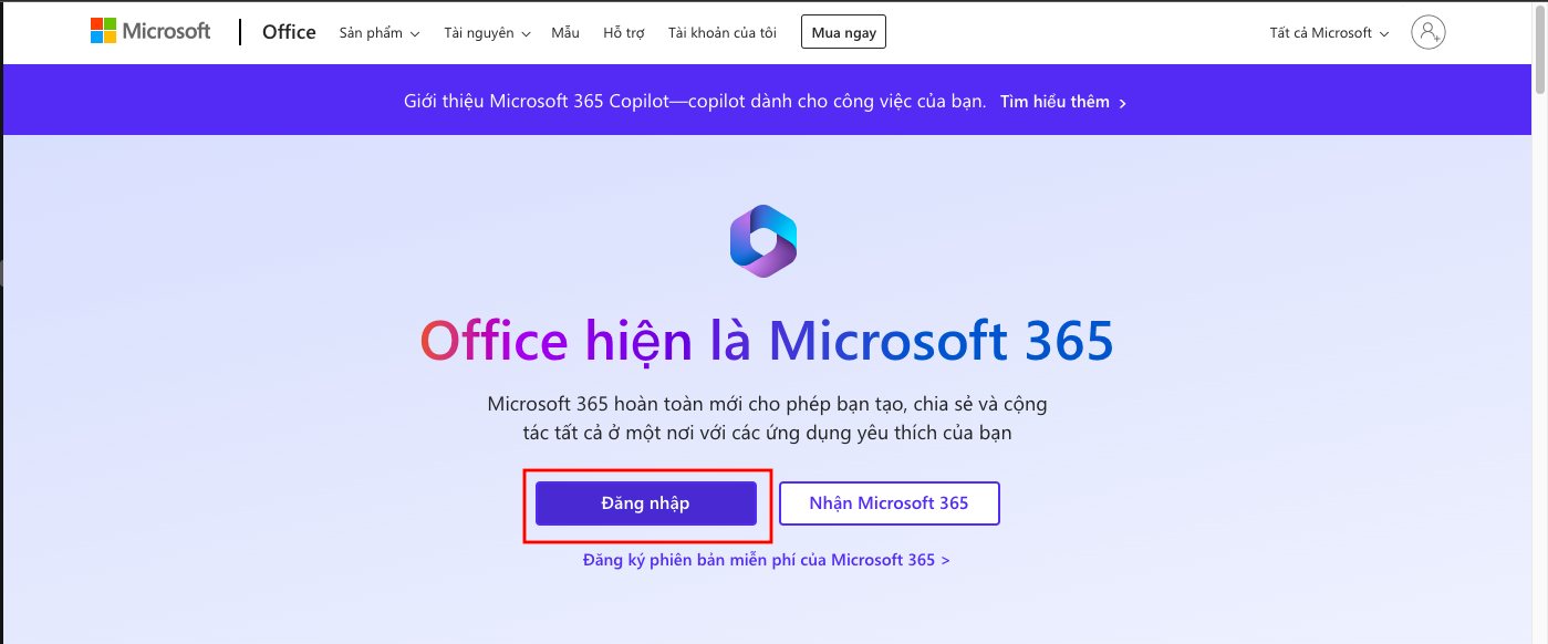 Cách truy cập và đăng nhập Excel Web
