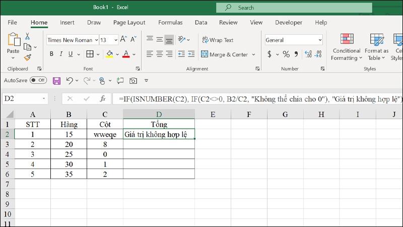 Cách khắc phục lỗi&nbsp;#DIV/0! - hình 5
