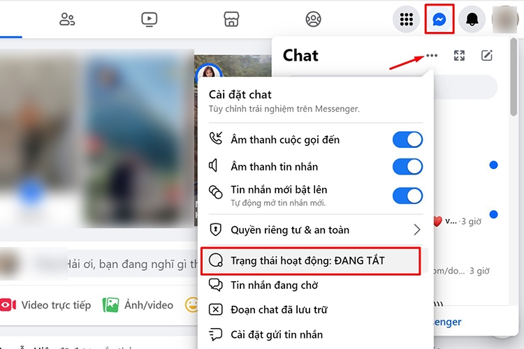 tắt trạng thái online trên Facebook - ảnh 6