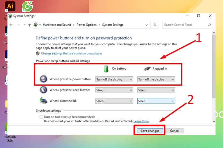 tắt màn hình laptop mà máy vẫn chạy (ảnh 8)
