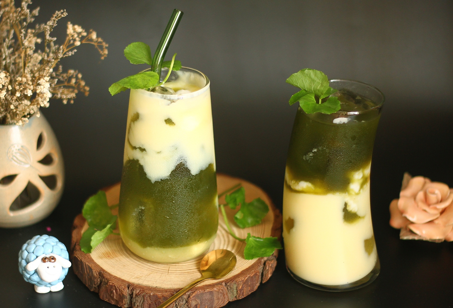 Đậu xanh rau má sữa dừa thơm ngon, đầy mê hoặc