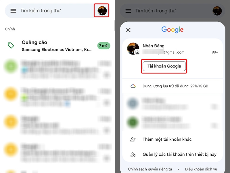 đăng xuất gmail trên máy tính, điện thoại - hình 3