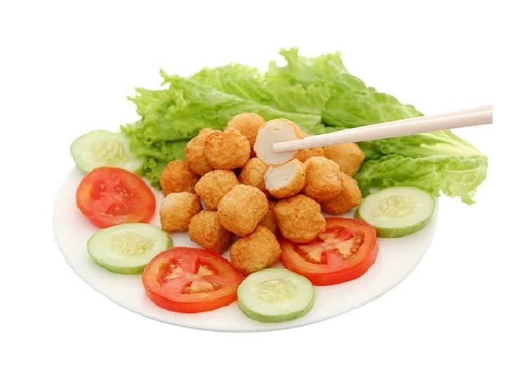 Trình bày và thưởng thức cá viên chiên