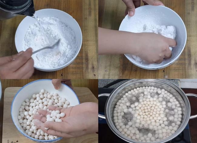 cách làm trân châu trắng 6