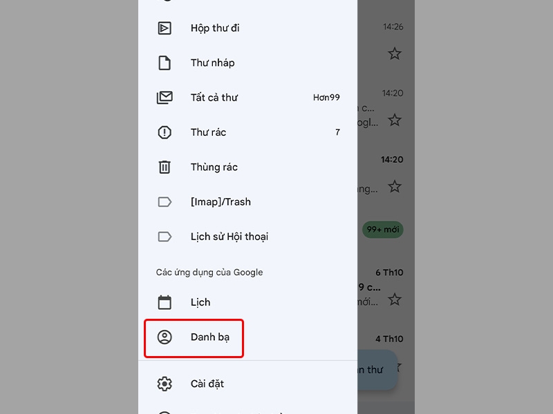 Cách xem và xóa danh bạ Gmail - hình 5