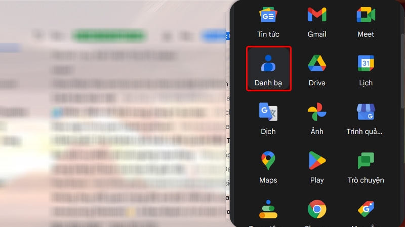 Cách xem và xóa danh bạ Gmail - hình 2