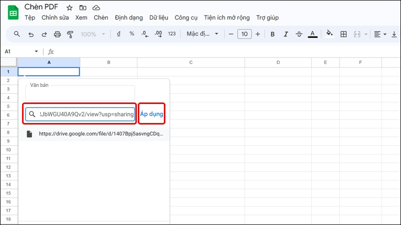 Chèn file PDF vào Google Sheet - hình 5