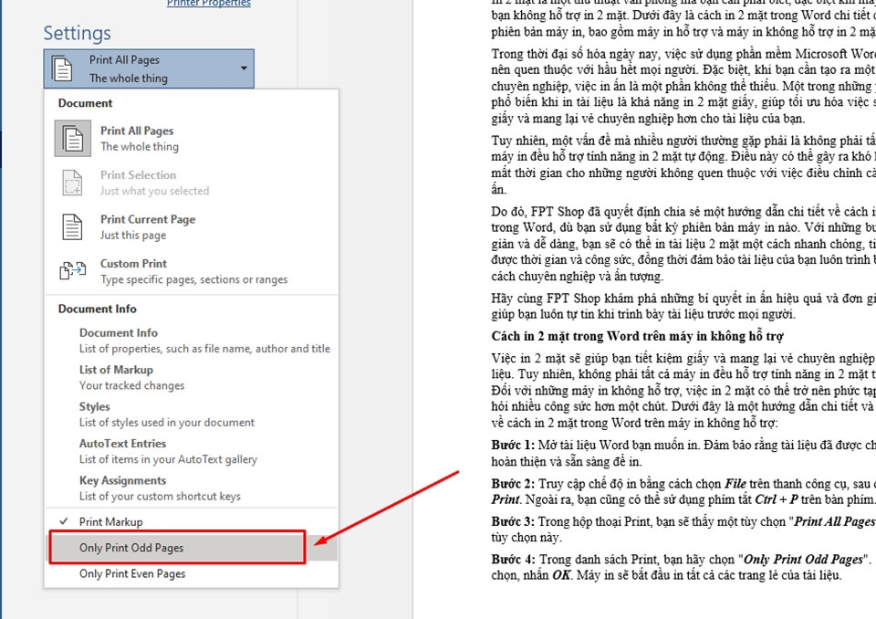 In 2 mặt trong Word - Ảnh 04