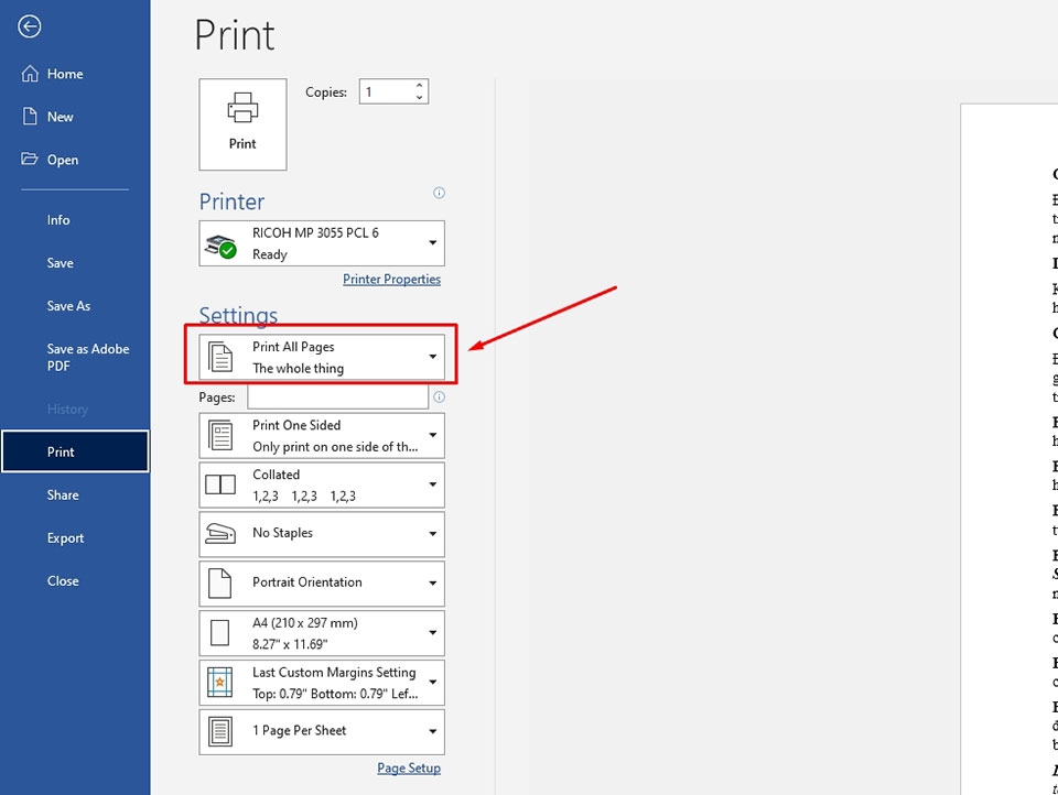 In 2 mặt trong Word - Ảnh 08