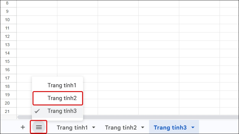 chuyển Sheet bằng phím tắt trong Excel, Google Sheet - hình 12