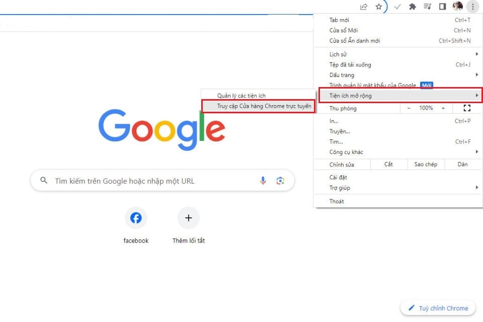 Cửa hàng Chrome 3