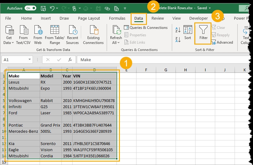 Tips to delete blank rows in Excel quickly and safely (12)