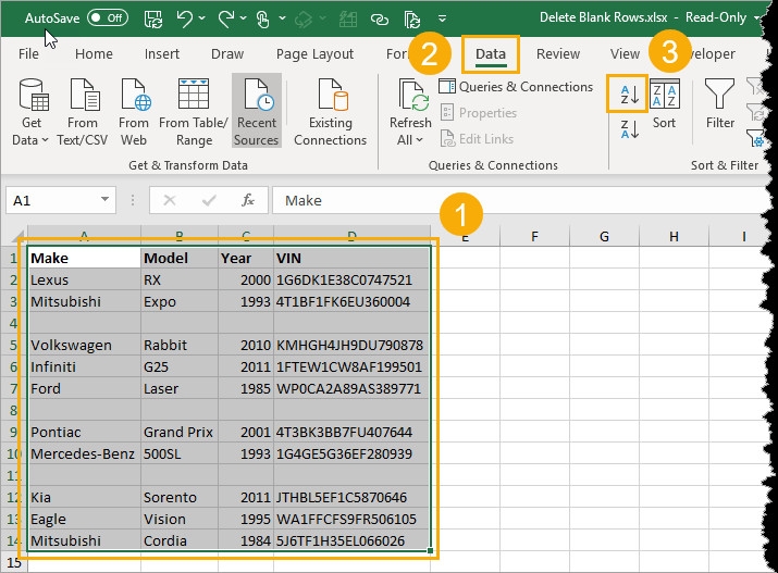 Tips to delete blank rows in Excel quickly and safely (18)