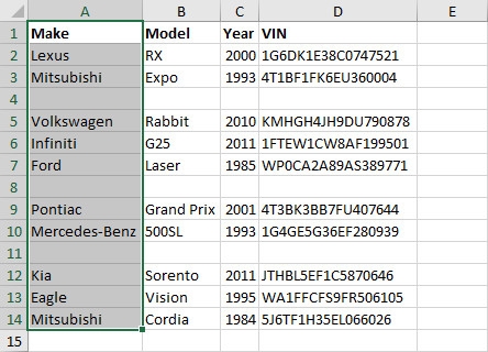 Tips to delete blank rows in Excel quickly and safely (4)