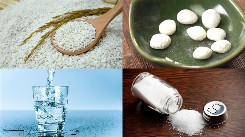 Nguyên liệu quan trọng của món cơm rượu