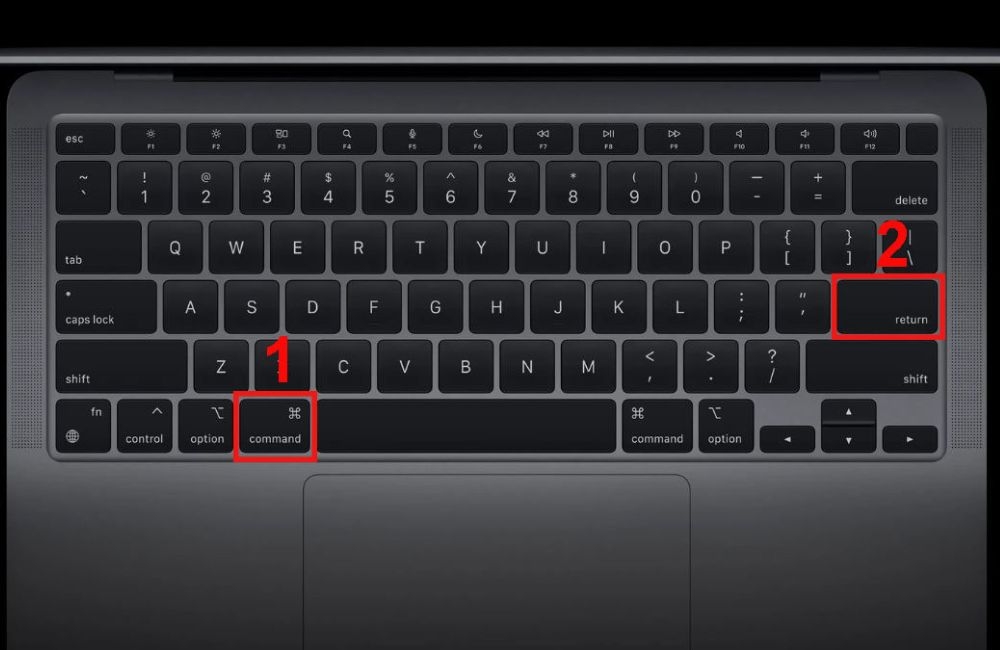 Command kết hợp Enter