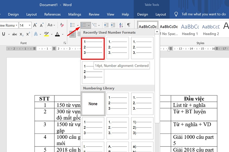 Summary of 3 fastest and simplest ways to number in Word 2023 (Image 11)