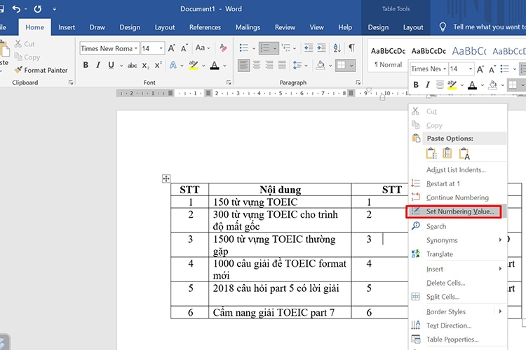 Summary of 3 fastest and simplest ways to number in Word 2023 (Image 12)