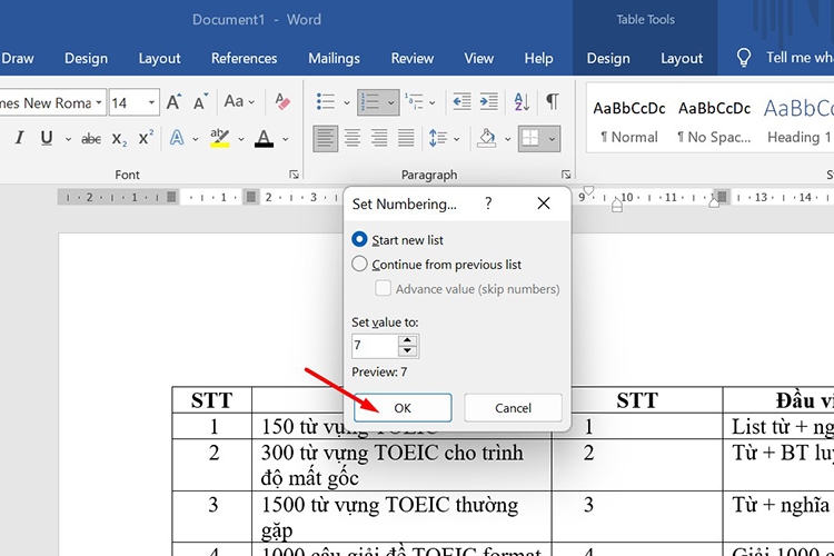 Summary of 3 fastest and simplest ways to number in Word 2023 (Image 13)