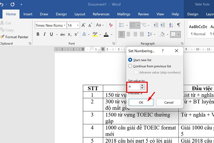 Summary of 3 fastest and simplest ways to number in Word 2023 (Image 17)