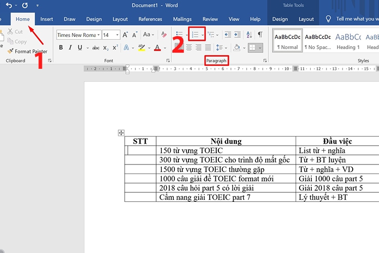 Summary of 3 fastest and simplest ways to number in Word 2023 (Image 2)