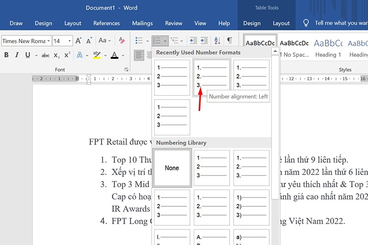 Summary of 3 fastest and simplest ways to number in Word 2023 (Image 21)