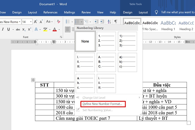 Summary of 3 fastest and simplest ways to number in Word 2023 (Image 3)