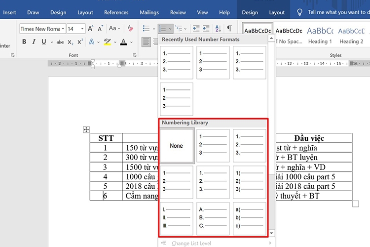 Summary of 3 fastest and simplest ways to number in Word 2023 (Image 9)