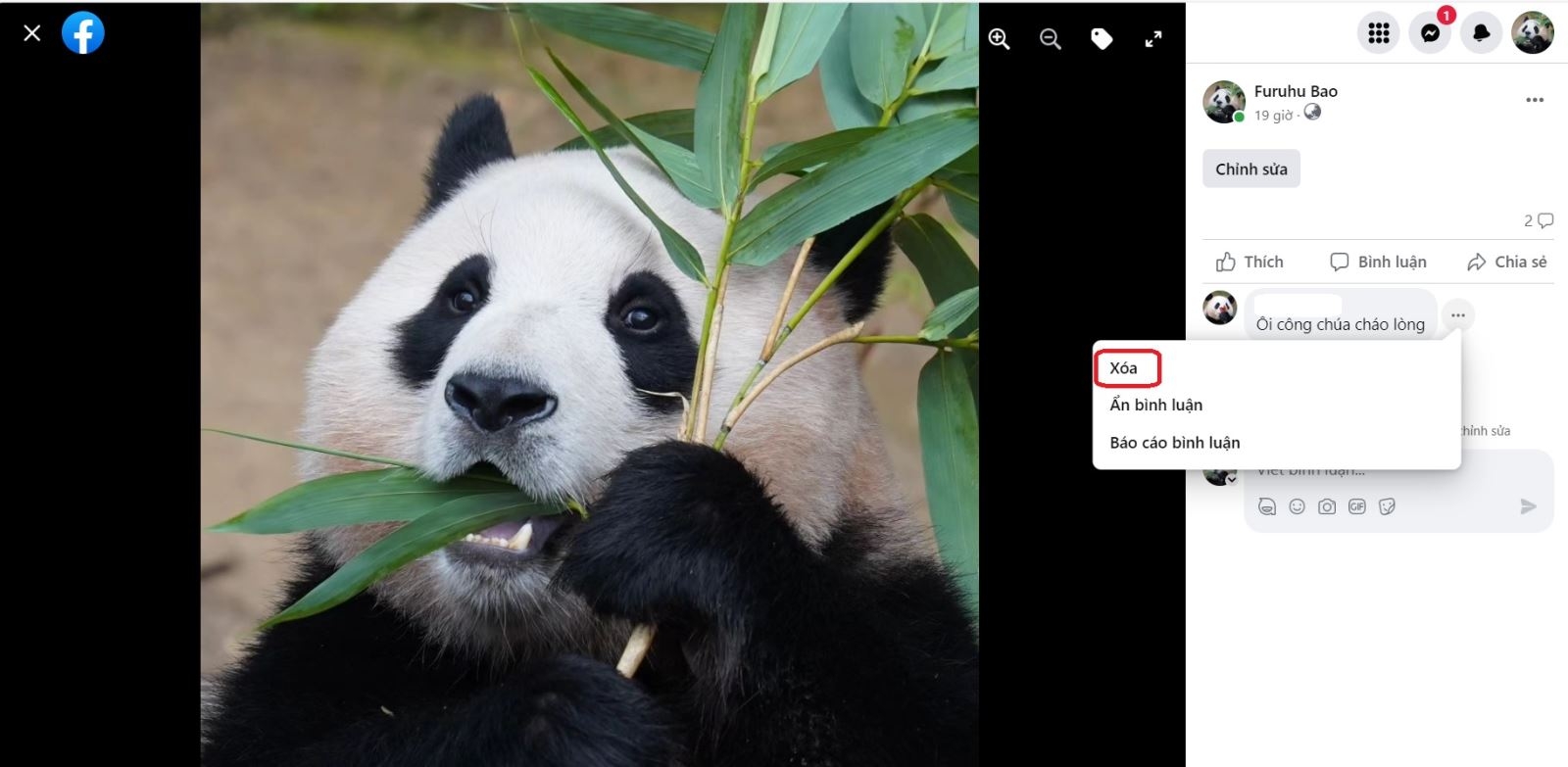 Chạm vào biểu tượng ...