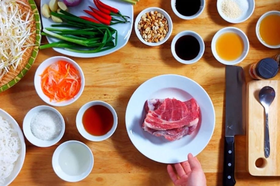 bún thịt nướng 2