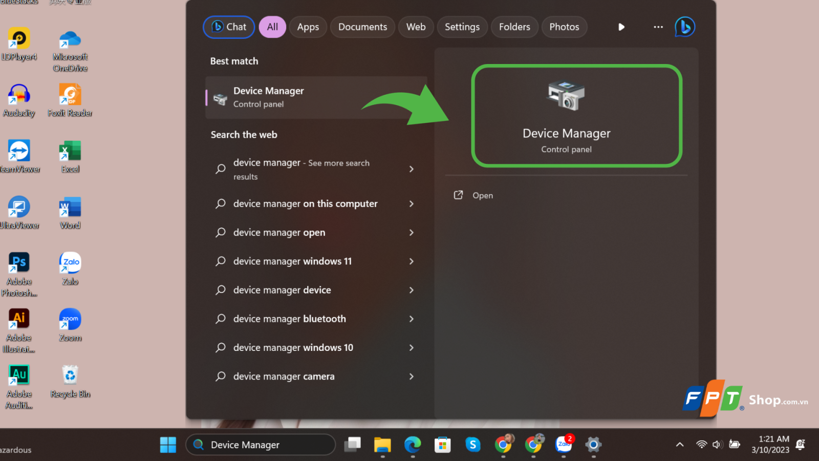 cài đặt driver camera laptop