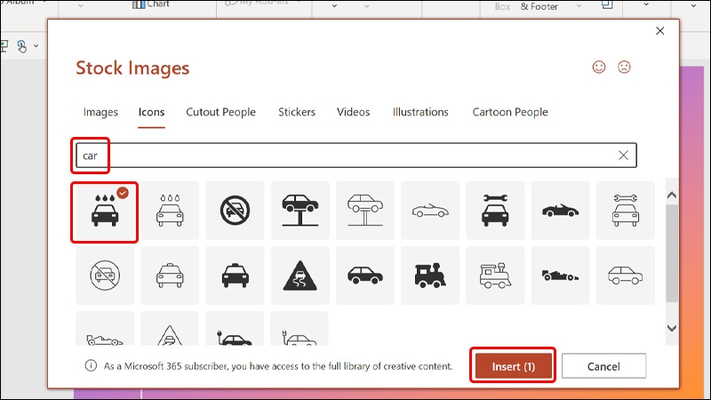 Chèn icon vào PowerPoint- hình 2